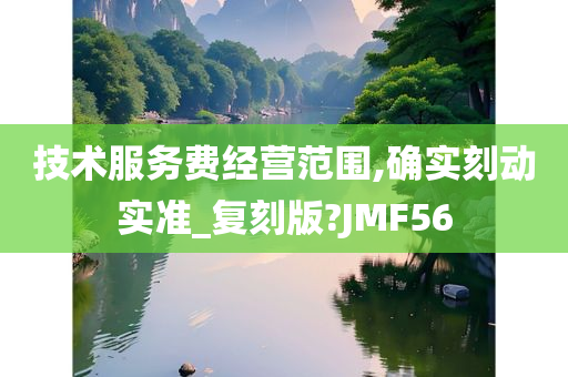 技术服务费经营范围,确实刻动实准_复刻版?JMF56