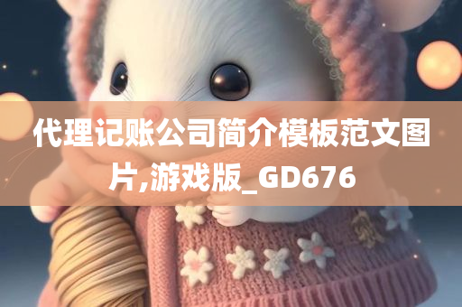 代理记账公司简介模板范文图片,游戏版_GD676