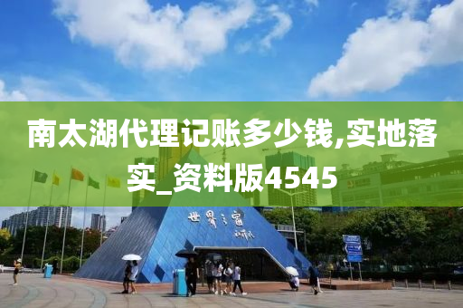 南太湖代理记账多少钱,实地落实_资料版4545