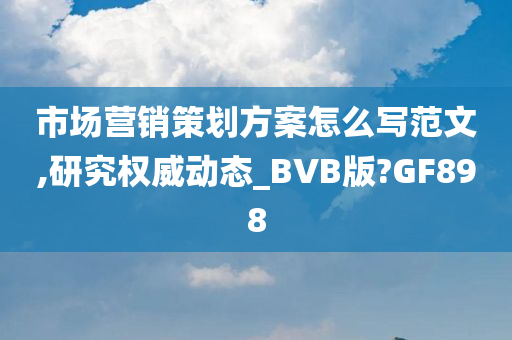 市场营销策划方案怎么写范文,研究权威动态_BVB版?GF898