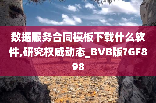 数据服务合同模板下载什么软件,研究权威动态_BVB版?GF898