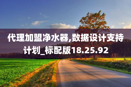 代理加盟净水器,数据设计支持计划_标配版18.25.92