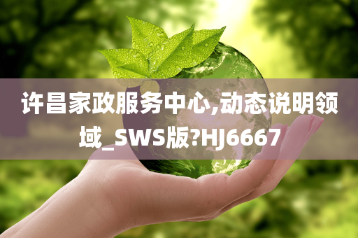 许昌家政服务中心,动态说明领域_SWS版?HJ6667