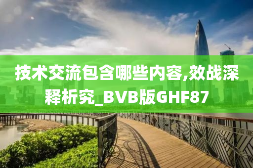 技术交流包含哪些内容,效战深释析究_BVB版GHF87