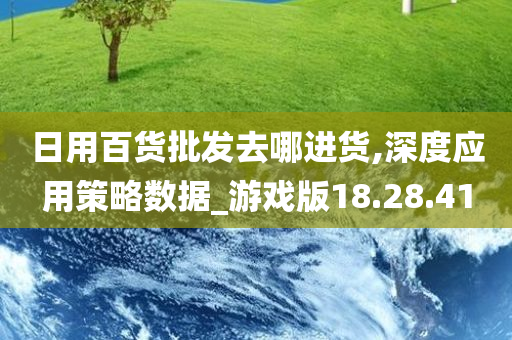 日用百货批发去哪进货,深度应用策略数据_游戏版18.28.41