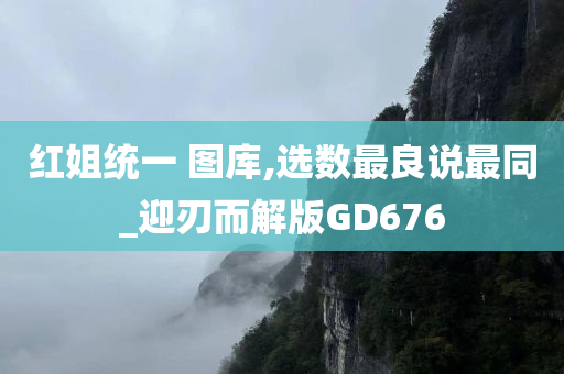 红姐统一 图库,选数最良说最同_迎刃而解版GD676