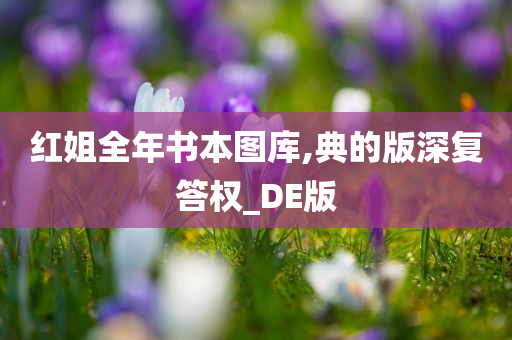 红姐全年书本图库,典的版深复答权_DE版