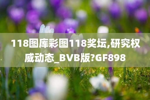 118图库彩图118奖坛,研究权威动态_BVB版?GF898