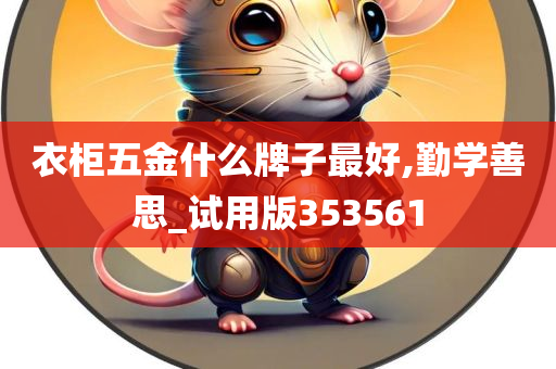 衣柜五金什么牌子最好,勤学善思_试用版353561