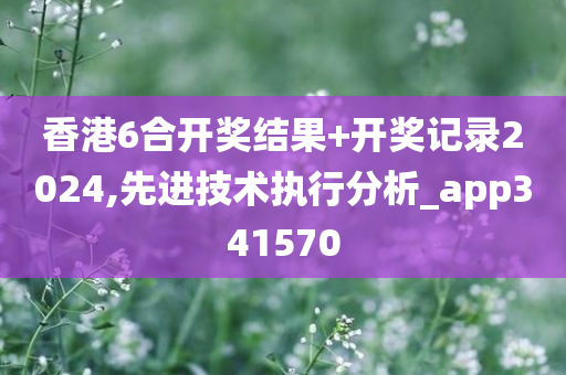 香港6合开奖结果+开奖记录2024,先进技术执行分析_app341570