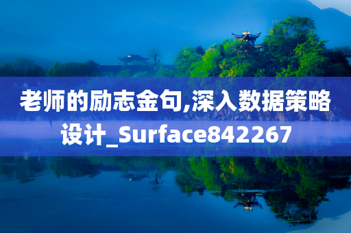 老师的励志金句,深入数据策略设计_Surface842267