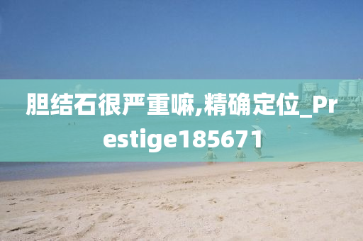 胆结石很严重嘛,精确定位_Prestige185671