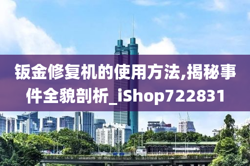 钣金修复机的使用方法,揭秘事件全貌剖析_iShop722831