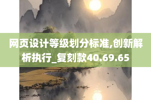 网页设计等级划分标准,创新解析执行_复刻款40.69.65