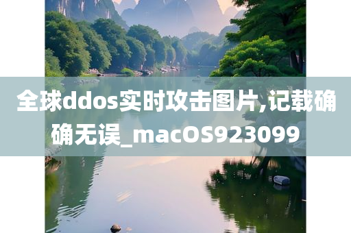 全球ddos实时攻击图片,记载确确无误_macOS923099