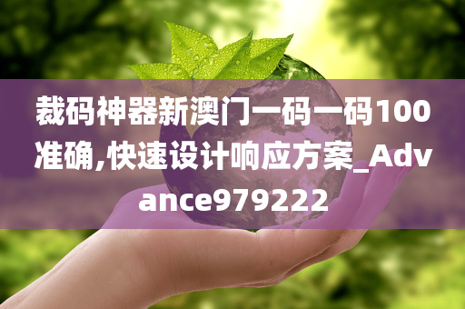 裁码神器新澳门一码一码100准确,快速设计响应方案_Advance979222