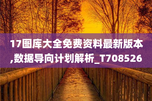 17图库大全免费资料最新版本,数据导向计划解析_T708526