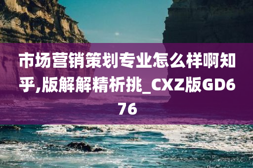 市场营销策划专业怎么样啊知乎,版解解精析挑_CXZ版GD676