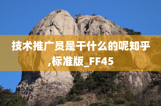 技术推广员是干什么的呢知乎,标准版_FF45