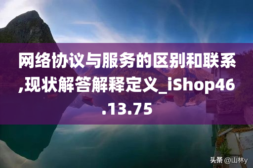 网络协议与服务的区别和联系,现状解答解释定义_iShop46.13.75