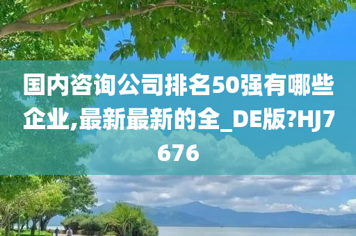 国内咨询公司排名50强有哪些企业,最新最新的全_DE版?HJ7676